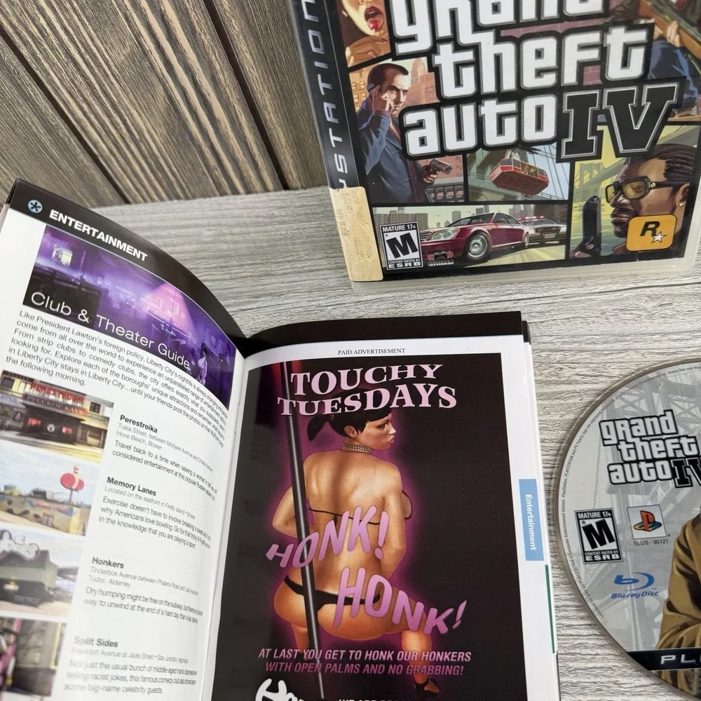 Grand Theft Auto IV (PlayStation 3, 2008) Not Map Tested